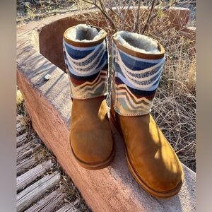 UGG Pendleton mid-height boot- CHESTNUT, size 9